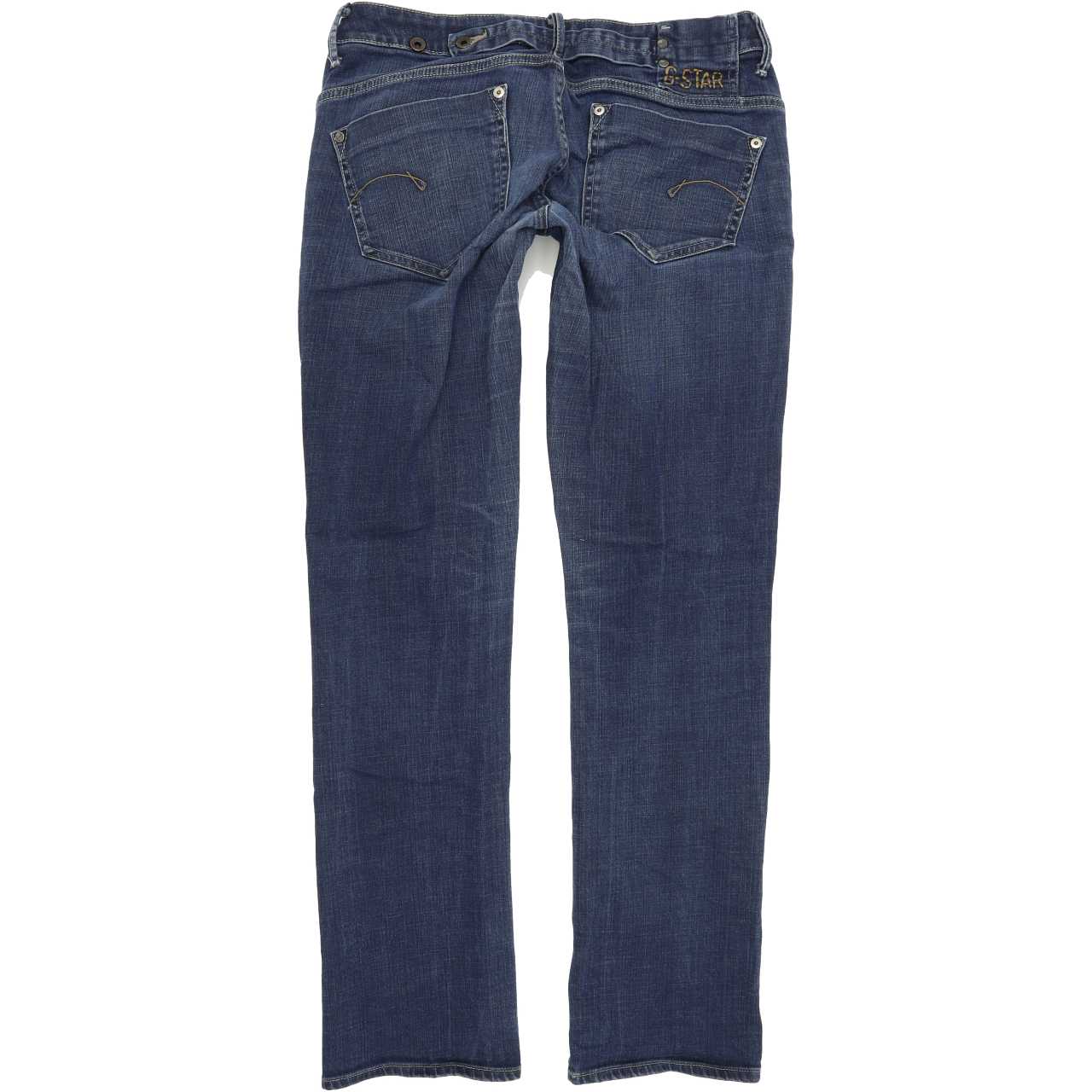 G-Star Midge Women Blue Straight Regular Stretch Jeans W31 L33