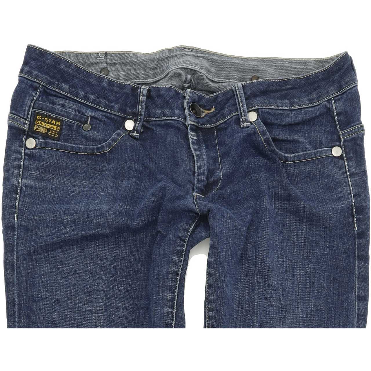 G-Star Midge Women Blue Straight Regular Stretch Jeans W31 L33