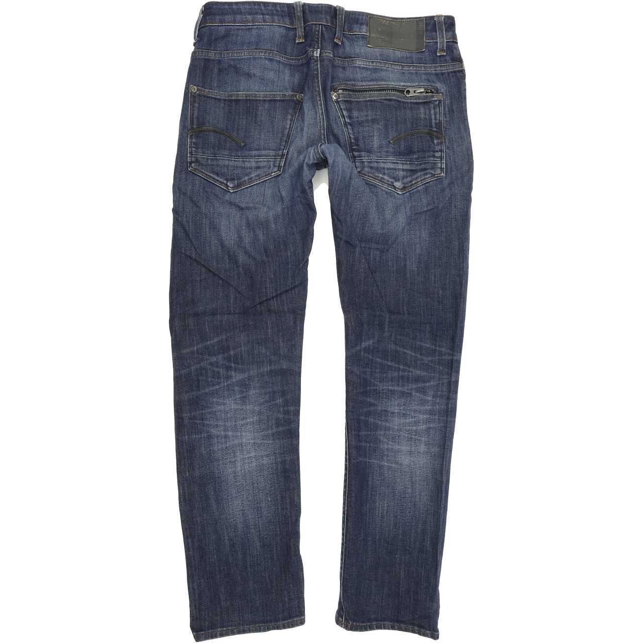 G-Star Attac Men Blue Straight Regular Stretch Jeans W31 L30