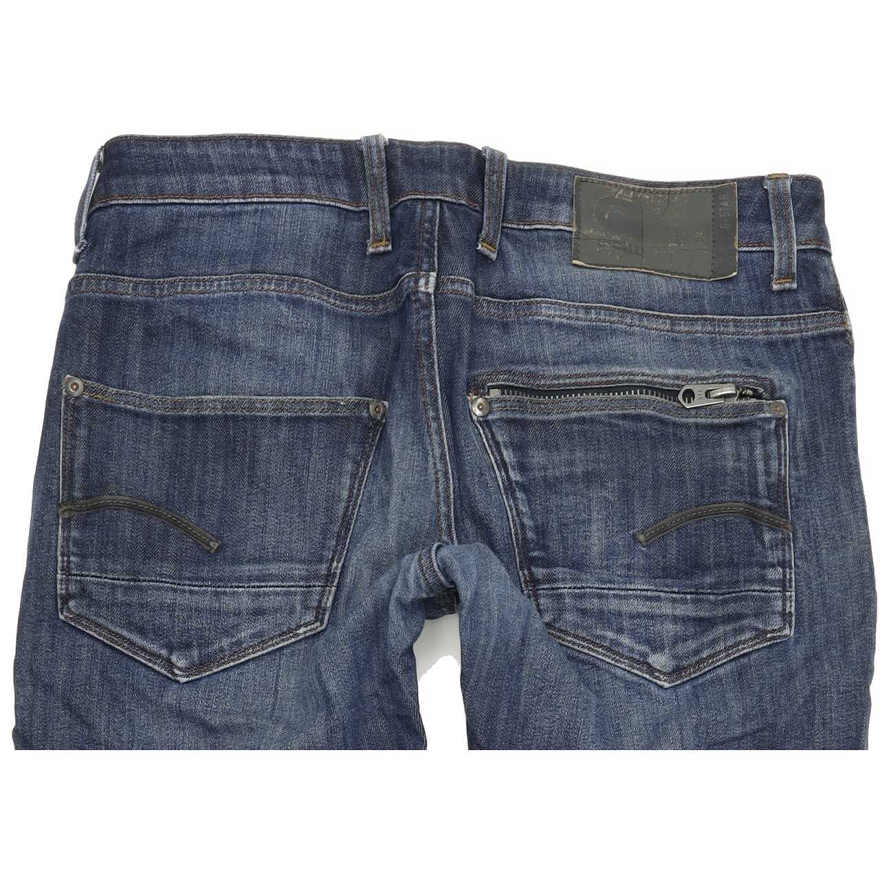 G-Star Attac Men Blue Straight Regular Stretch Jeans W31 L30
