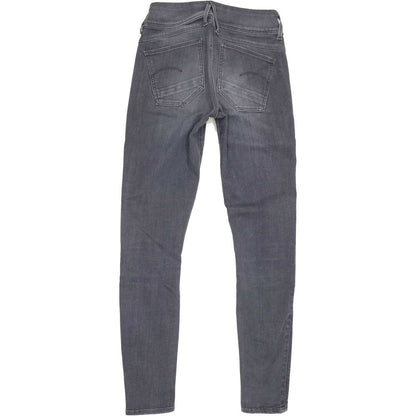 G-Star Lynn D-Mid Women Grey Skinny Regular Stretch Jeans W28 L29
