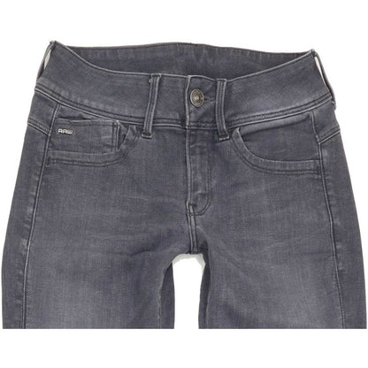 G-Star Lynn D-Mid Women Grey Skinny Regular Stretch Jeans W28 L29