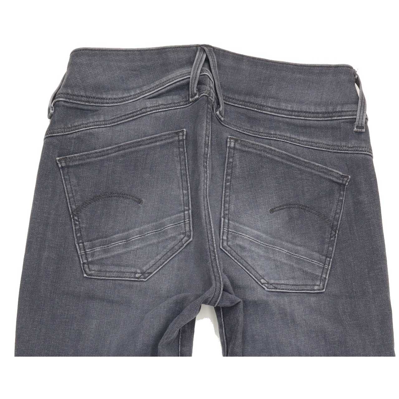 G-Star Lynn D-Mid Women Grey Skinny Regular Stretch Jeans W28 L29