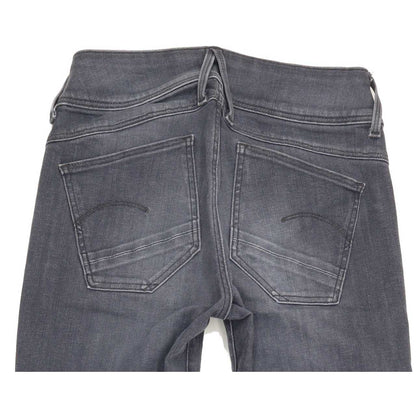 G-Star Lynn D-Mid Women Grey Skinny Regular Stretch Jeans W28 L29