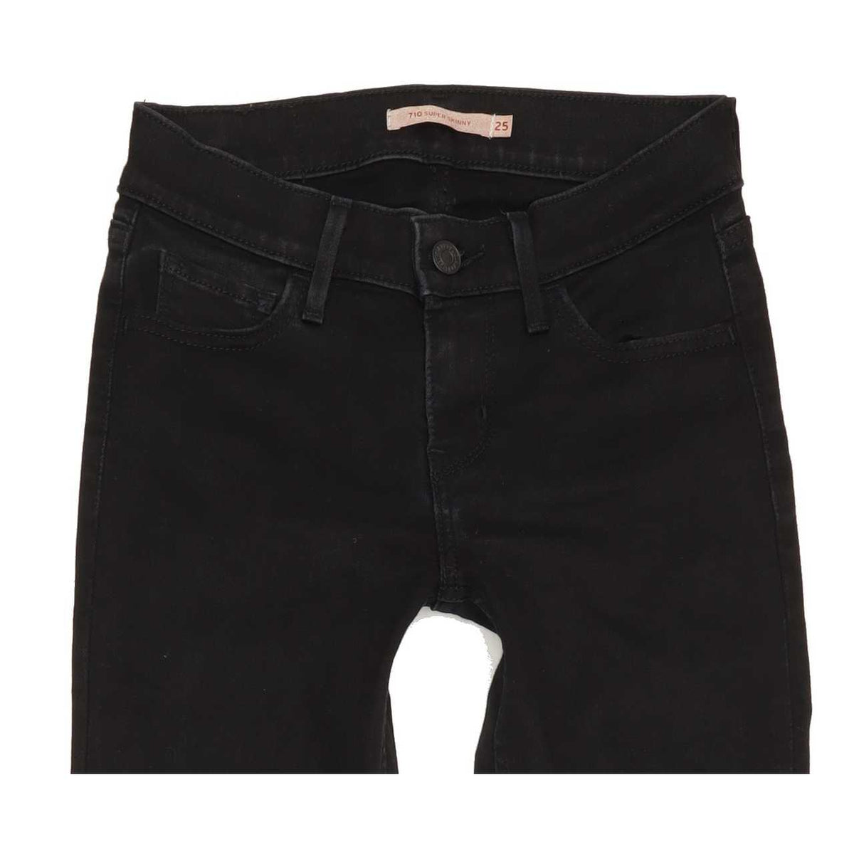 Levi's 710 Women Black Skinny Regular Jeans W25 L29