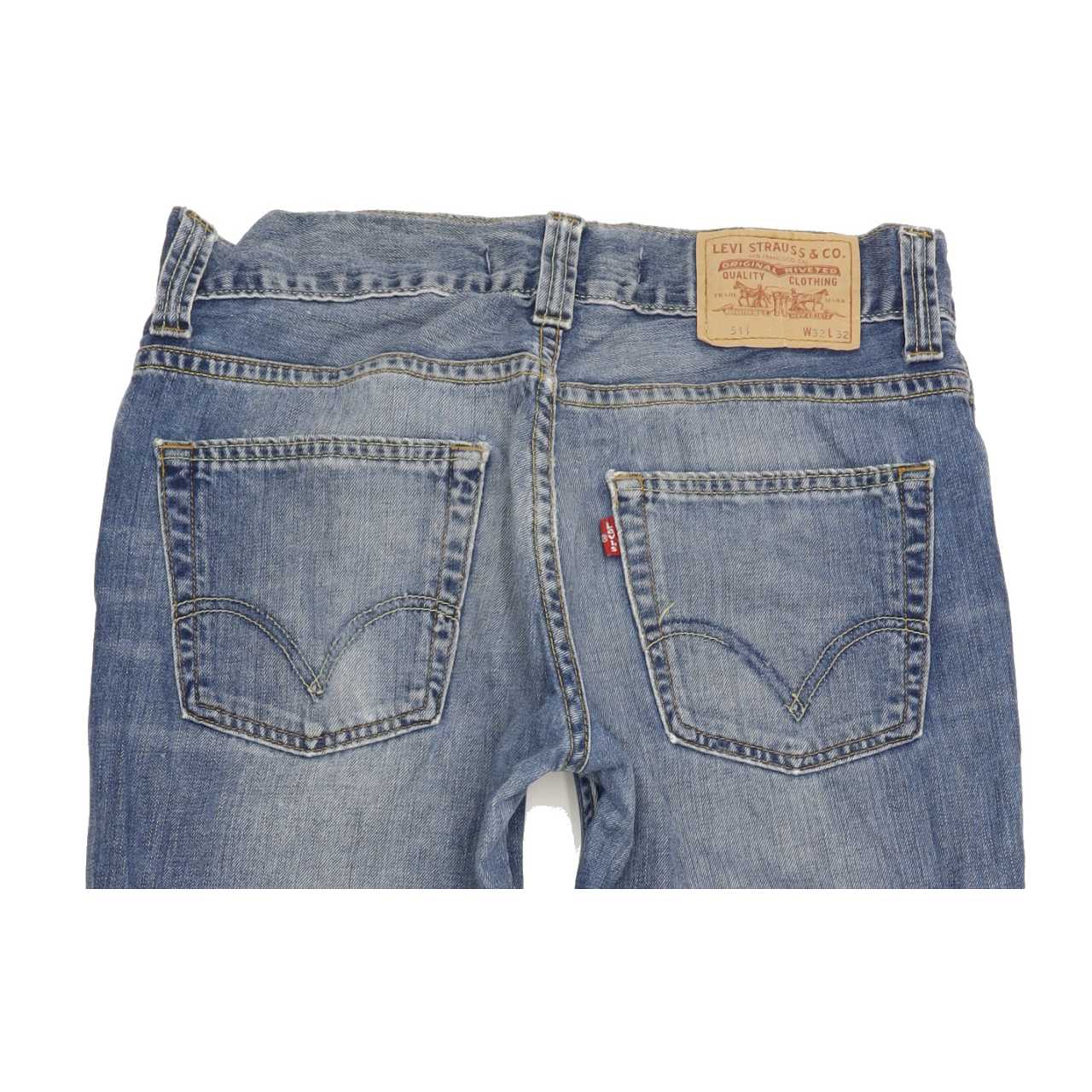 Levi's 511 Men Blue Straight Slim Jeans W32 L31