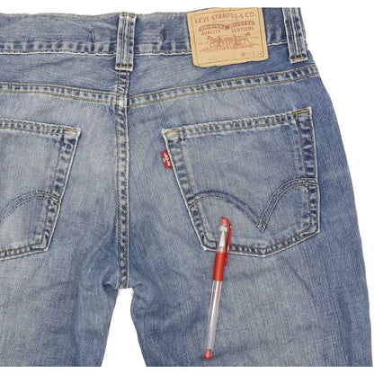 Levi's 511 Men Blue Straight Slim Jeans W32 L31