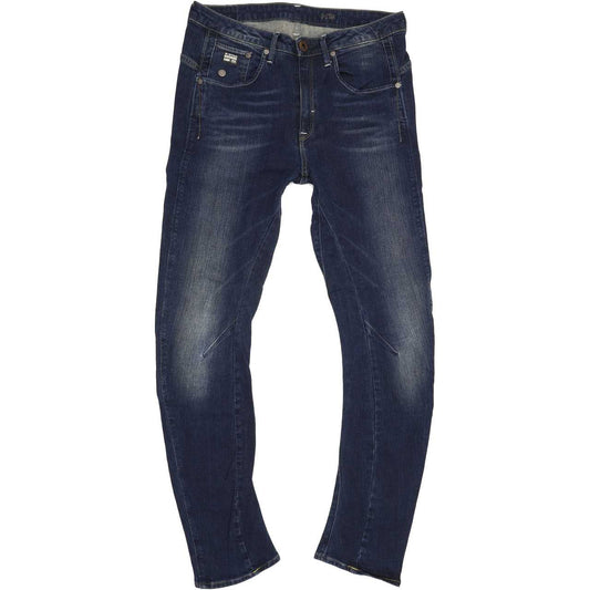 G-Star Arc 3D Women Blue Tapered Loose Stretch Jeans W27 L32