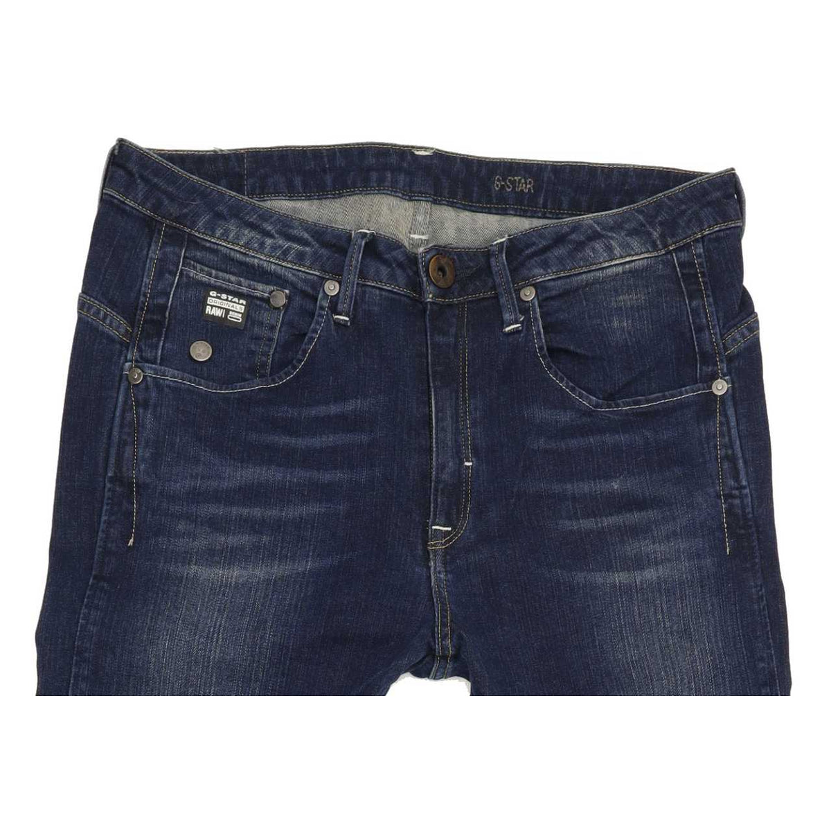 G-Star Arc 3D Women Blue Tapered Loose Stretch Jeans W27 L32