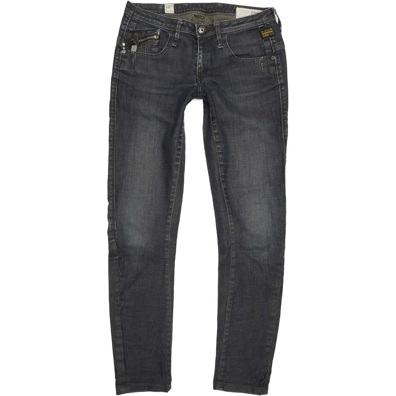 G-Star 3301 Women Blue Tapered Slim Jeans W28 L30