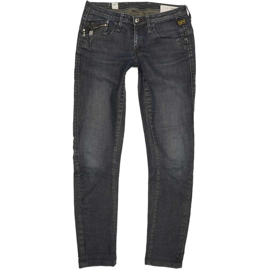 G-Star 3301 Women Blue Tapered Slim Jeans W28 L30