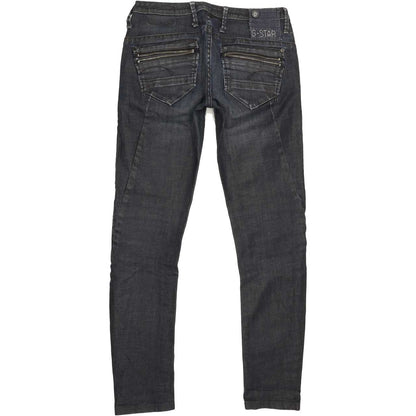 G-Star 3301 Women Blue Tapered Slim Jeans W28 L30