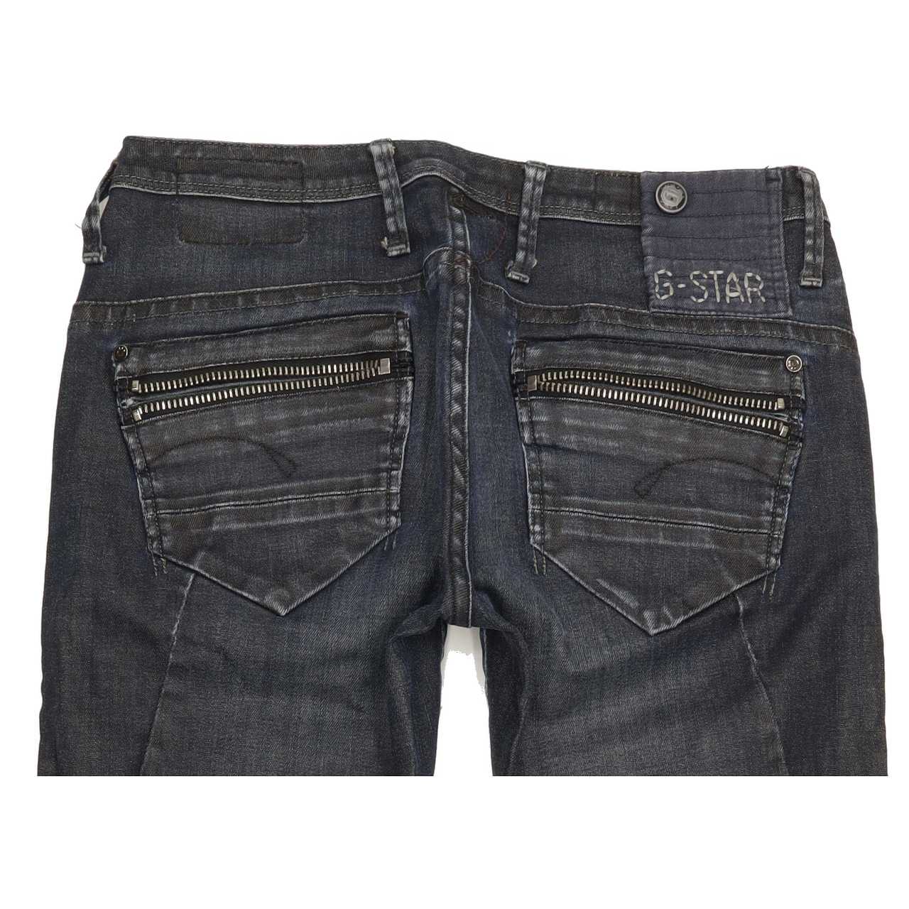 G-Star 3301 Women Blue Tapered Slim Jeans W28 L30