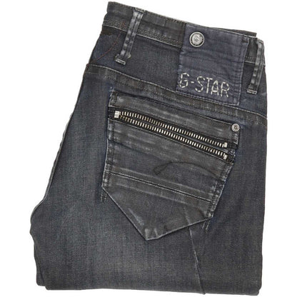 G-Star 3301 Women Blue Tapered Slim Jeans W28 L30