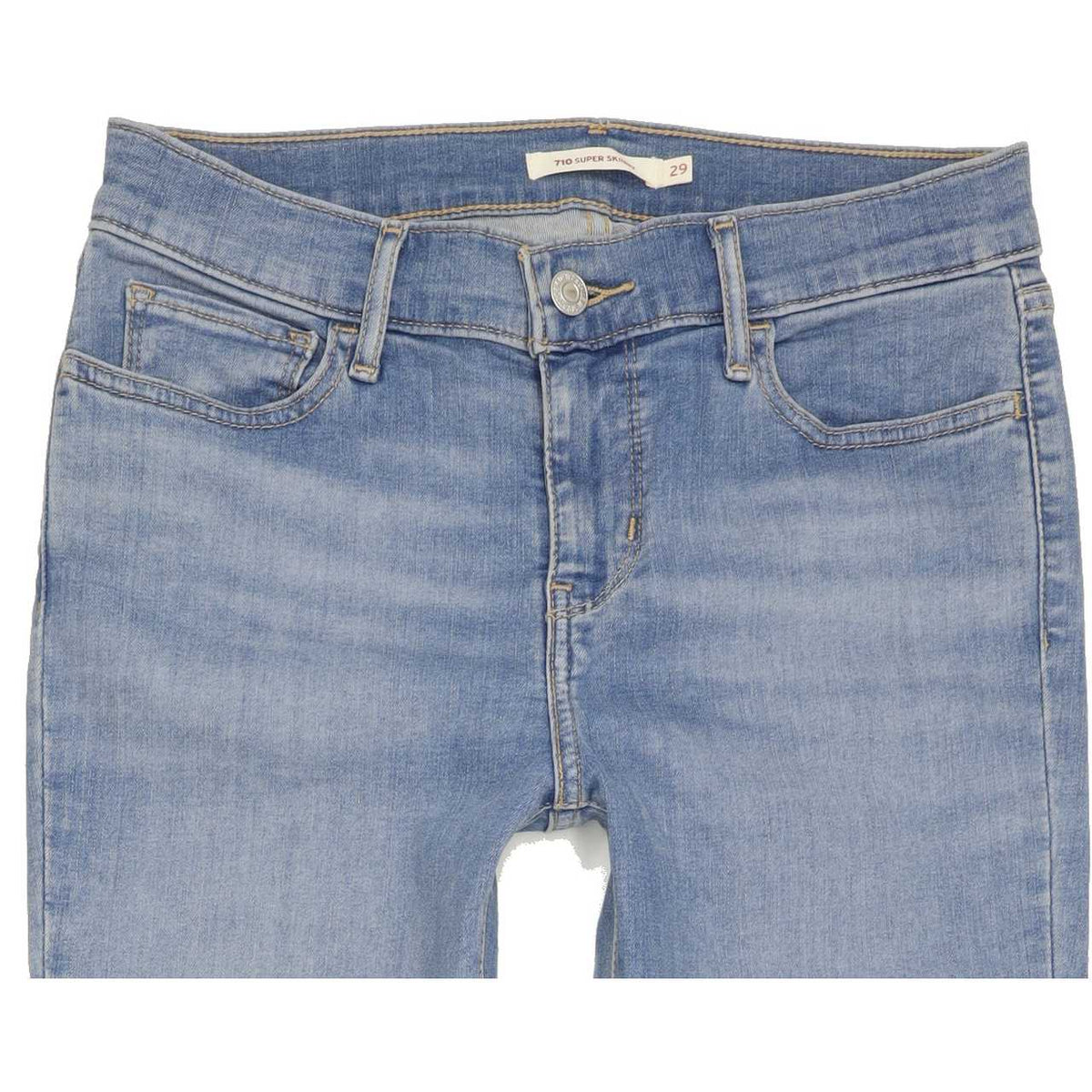 Levi's 710 Women Blue Skinny Regular Stretch Jeans W29 L32