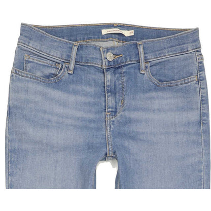 Levi's 710 Women Blue Skinny Regular Stretch Jeans W29 L32