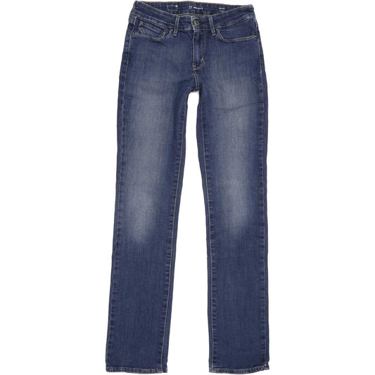 G-Star Demi Curve Women Blue Straight Regular Stretch Jeans W27 L31