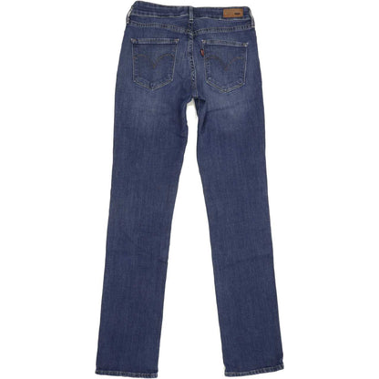 G-Star Demi Curve Women Blue Straight Regular Stretch Jeans W27 L31
