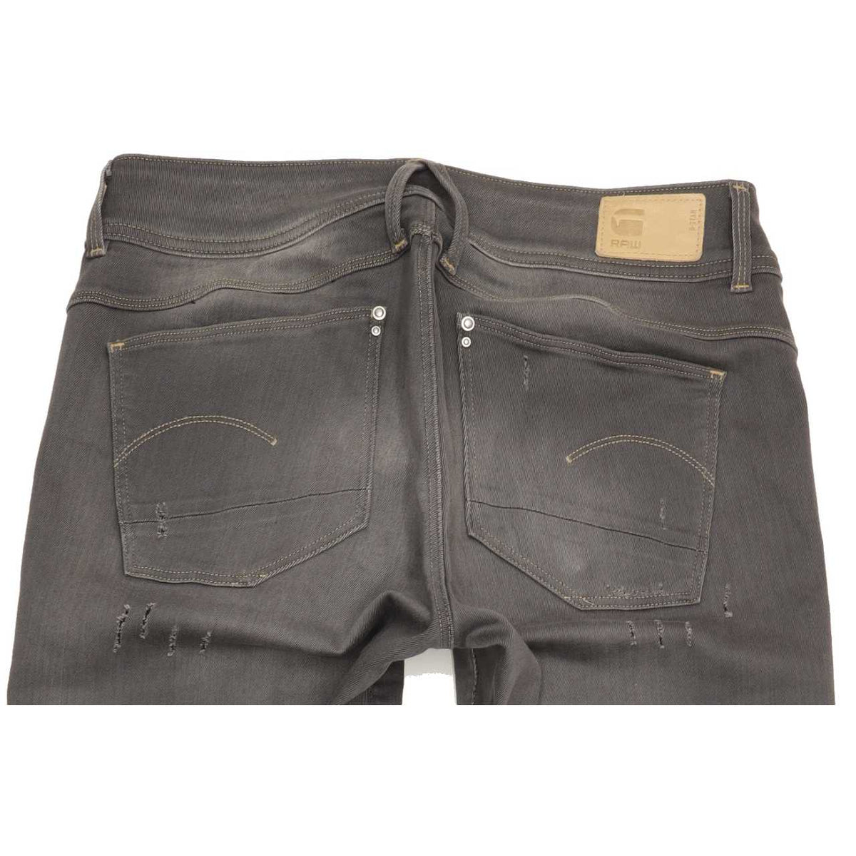 G-Star Lynn Mid Women Grey Skinny Slim Stretch Jeans W32 L33