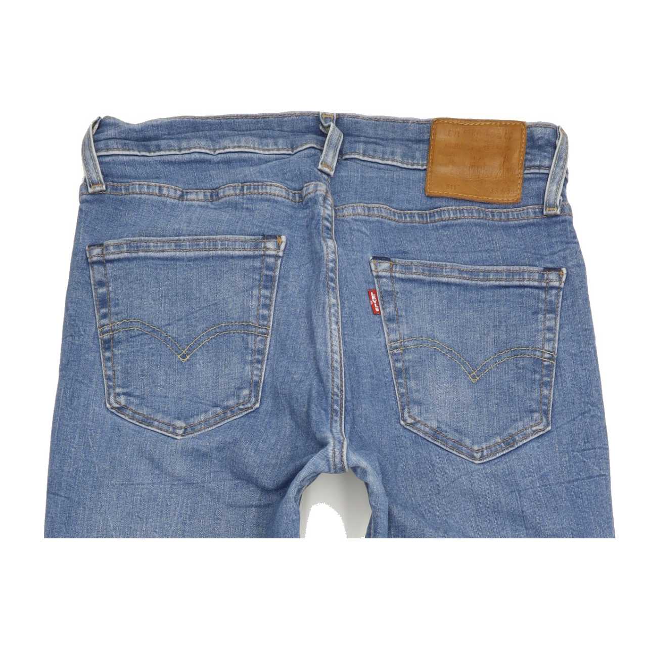 Levi's 511 Men Blue Straight Slim Stretch Jeans W33 L33