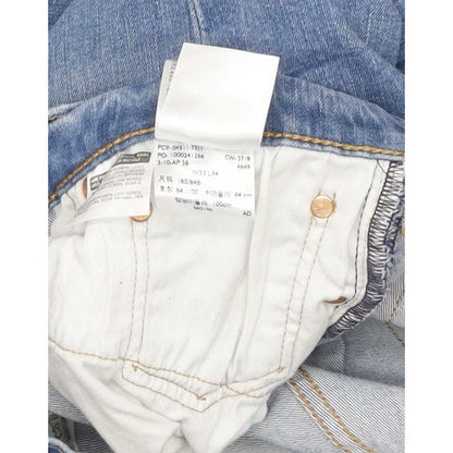 Levi's 511 Men Blue Straight Slim Stretch Jeans W33 L33