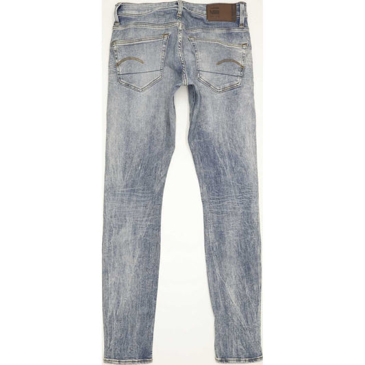 G-Star 3301 Deconstructed Men Blue Skinny Regular Stretch Jeans W29 L32