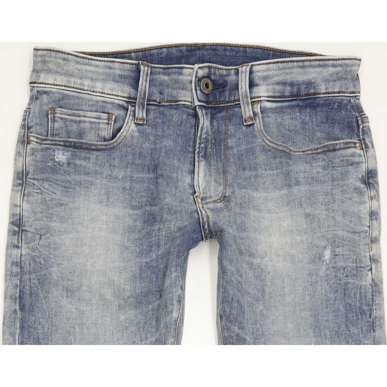 G-Star 3301 Deconstructed Men Blue Skinny Regular Stretch Jeans W29 L32