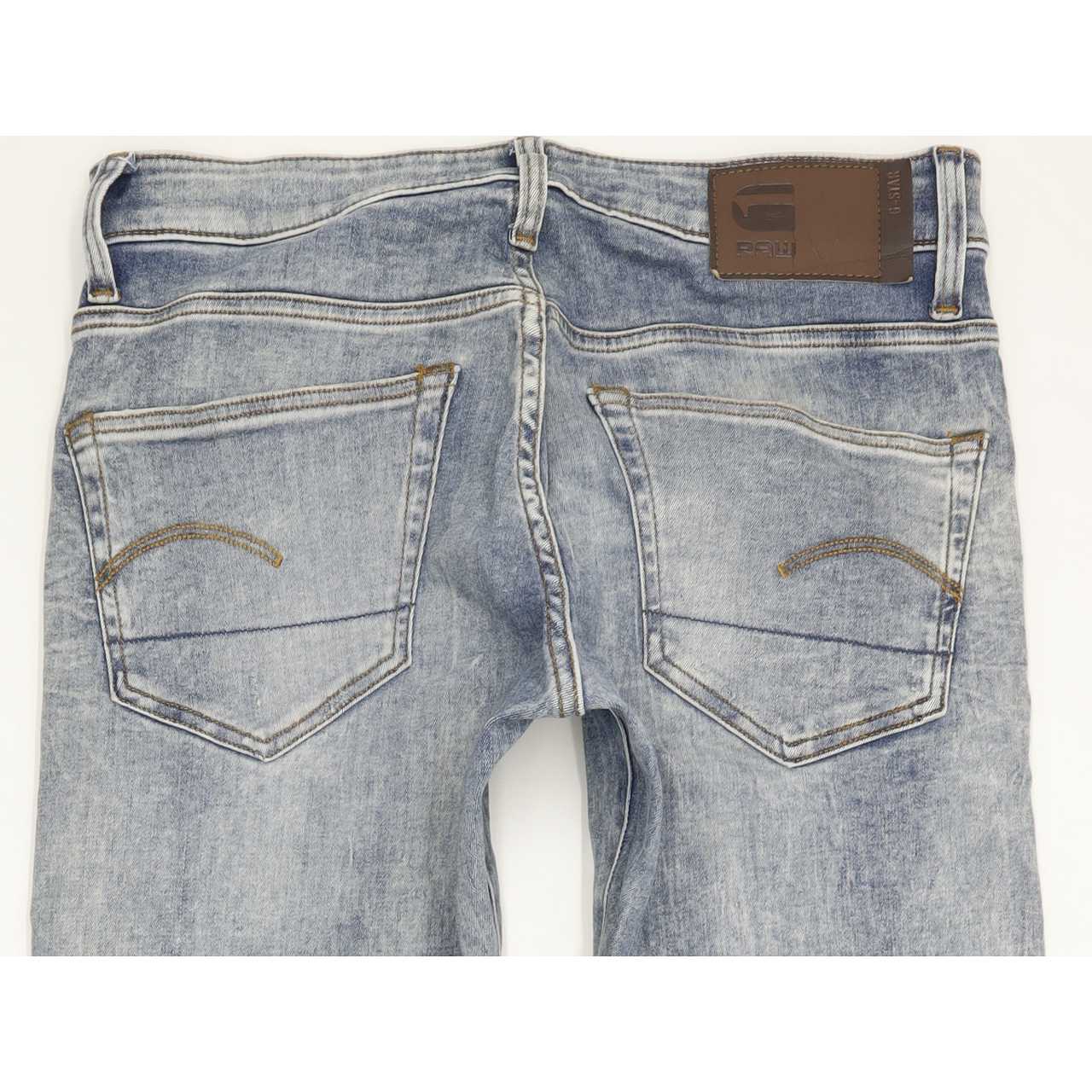 G-Star 3301 Deconstructed Men Blue Skinny Regular Stretch Jeans W29 L32