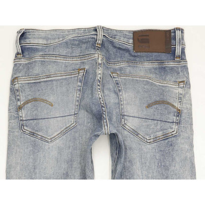 G-Star 3301 Deconstructed Men Blue Skinny Regular Stretch Jeans W29 L32