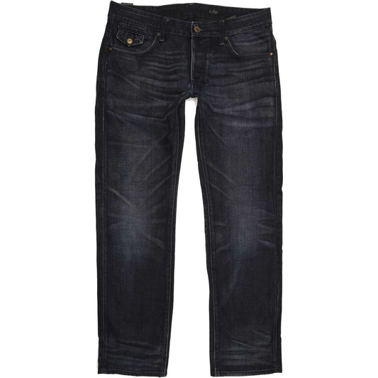 G-Star Morris Men Blue Straight Slim Jeans W34 L32