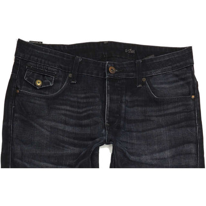 G-Star Morris Men Blue Straight Slim Jeans W34 L32
