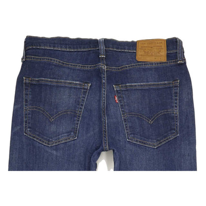 Levi's 512 Men Blue Tapered Slim Stretch Jeans W32 L33