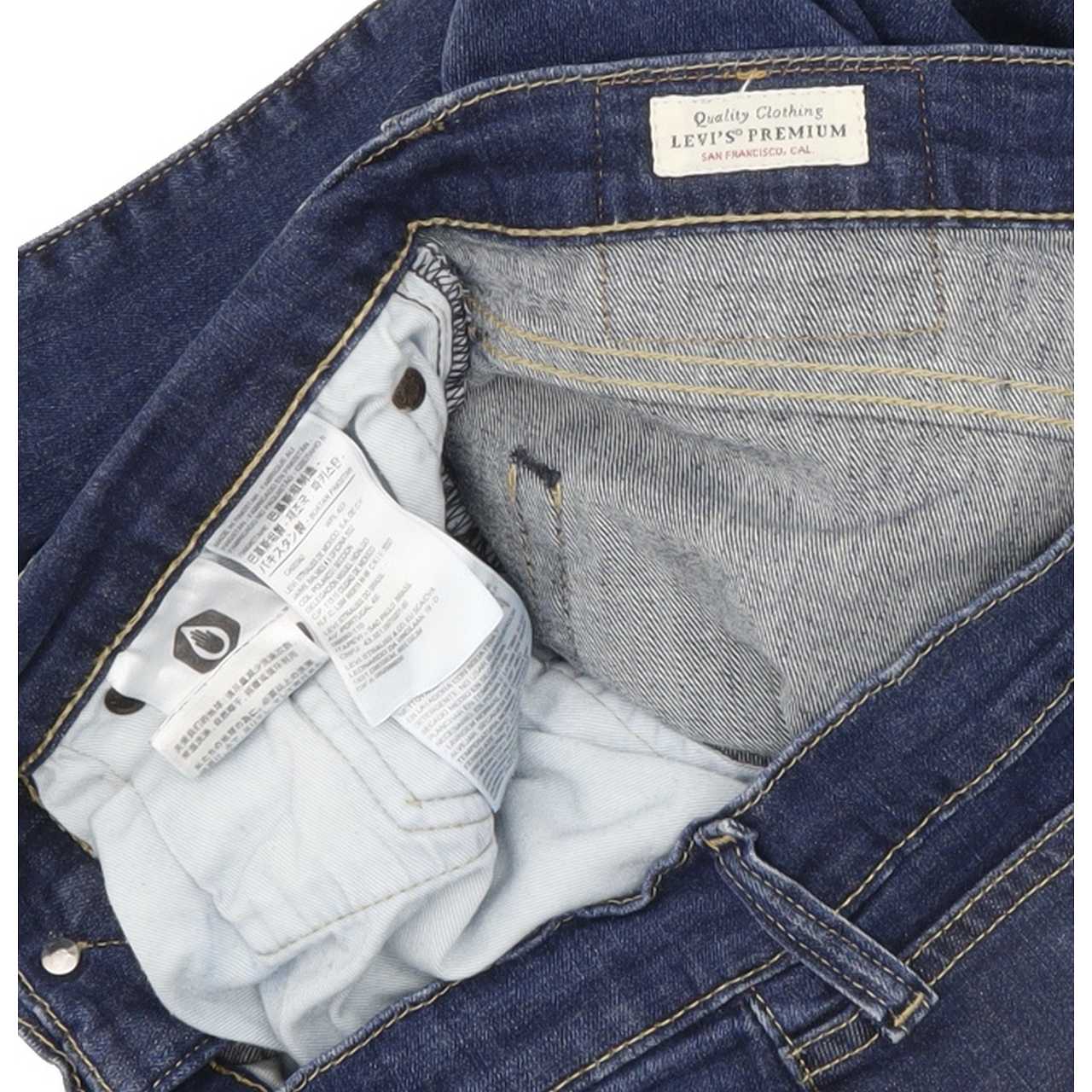 Levi's 512 Men Blue Tapered Slim Stretch Jeans W32 L33