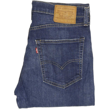 Levi's 512 Men Blue Tapered Slim Stretch Jeans W32 L33