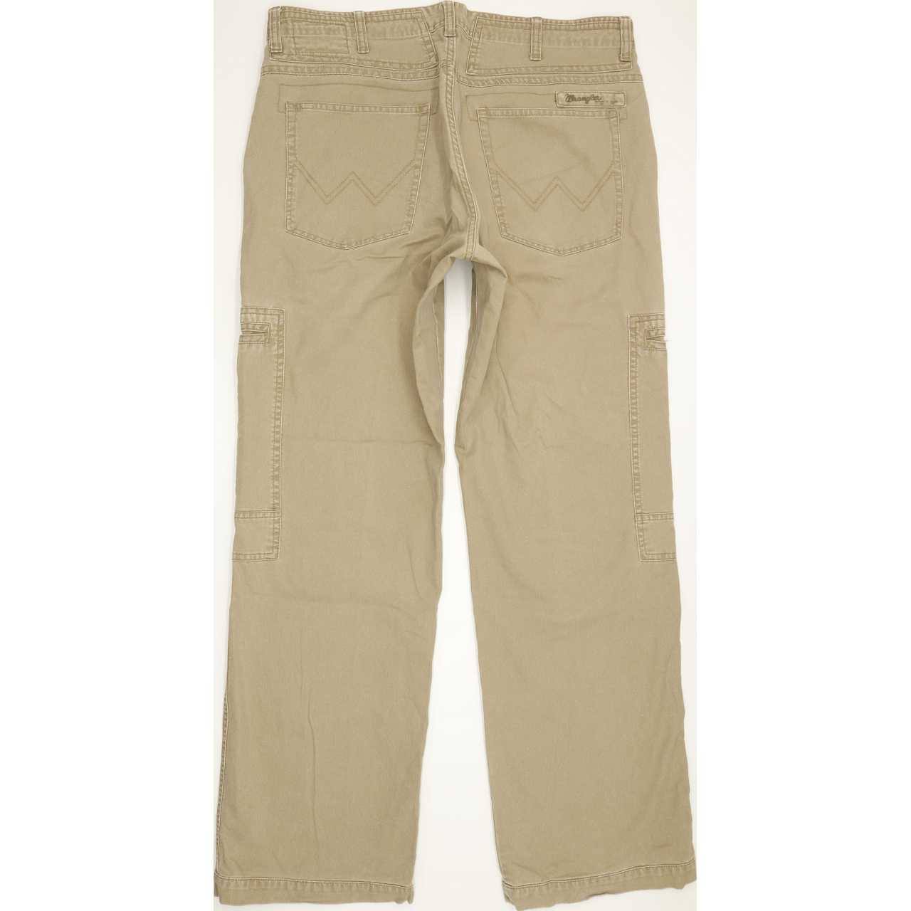 Wrangler Ross Men Beige Straight Regular Jeans W33 L32