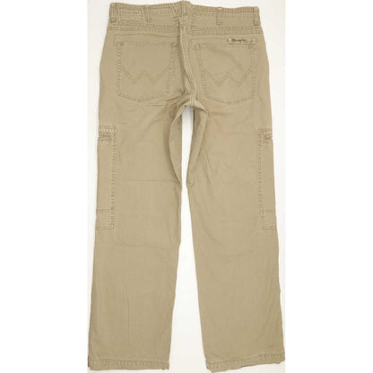 Wrangler Ross Men Beige Straight Regular Jeans W33 L32