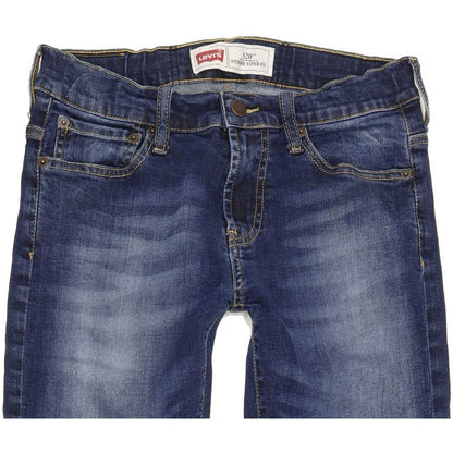Levi's 520 Kids Blue Tapered Regular Stretch Jeans W26 L30