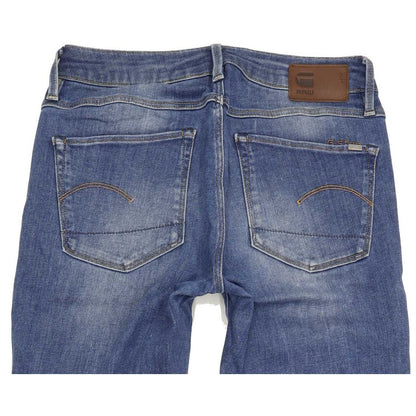 G-Star 3301 Women Blue Skinny Regular Stretch Jeans W26 L29