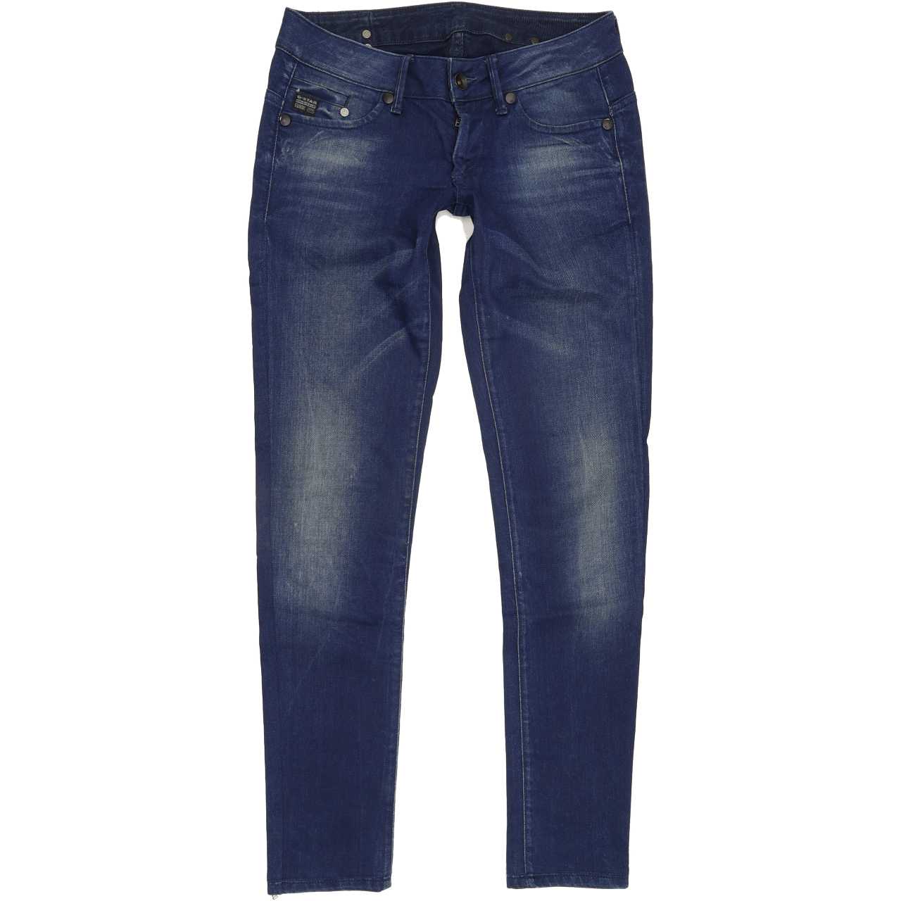 G-Star Midge Women Blue Straight Slim Stretch Jeans W28 L30