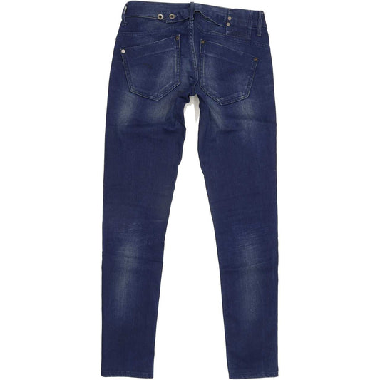 G-Star Midge Women Blue Straight Slim Stretch Jeans W28 L30