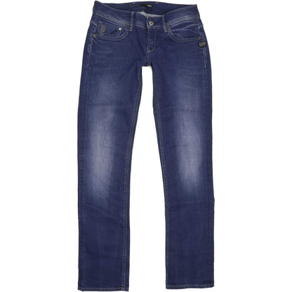 G-Star 5204 Women Blue Straight Slim Jeans W28 L32