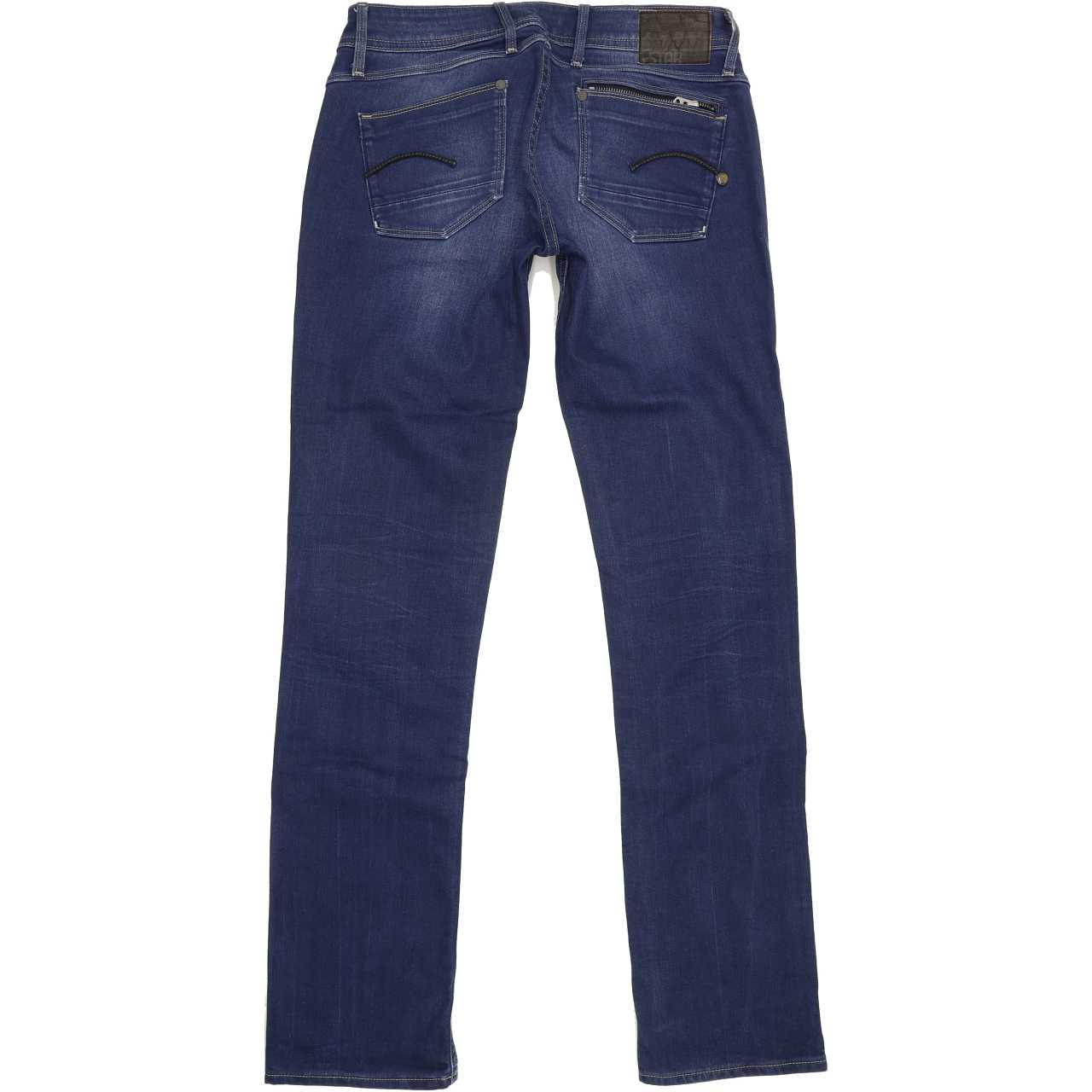 G-Star 5204 Women Blue Straight Slim Jeans W28 L32