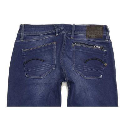 G-Star 5204 Women Blue Straight Slim Jeans W28 L32