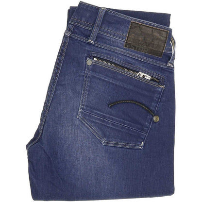 G-Star 5204 Women Blue Straight Slim Jeans W28 L32