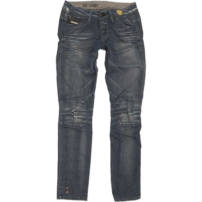 G-Star Dean Elwood Women Blue Tapered Slim Stretch Jeans W25 L30