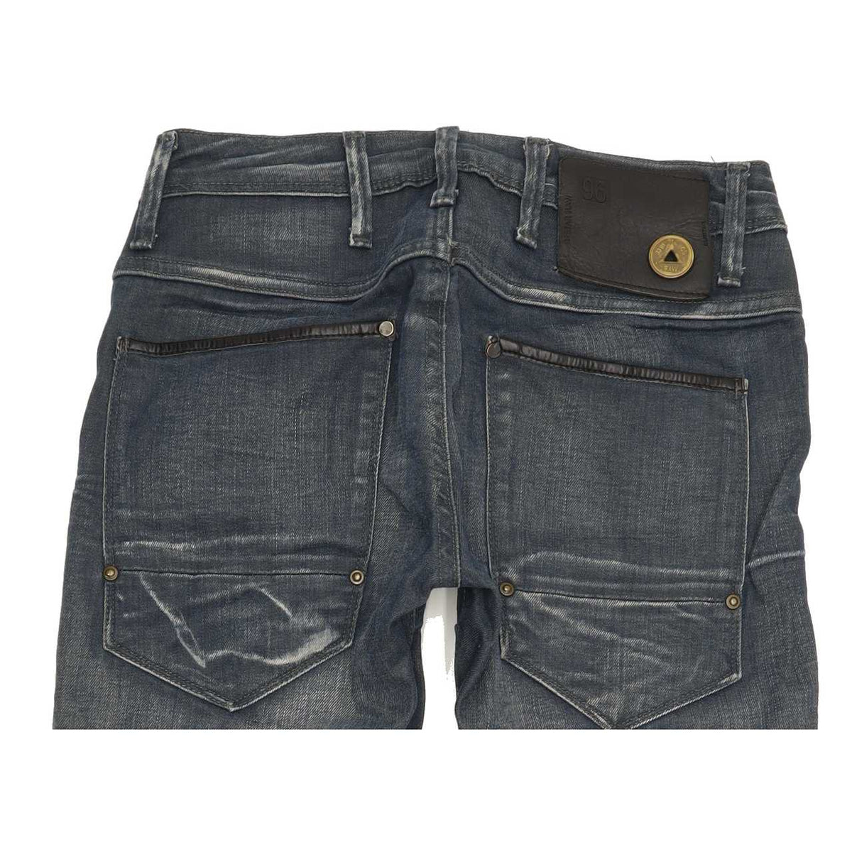 G-Star Dean Elwood Women Blue Tapered Slim Stretch Jeans W25 L30