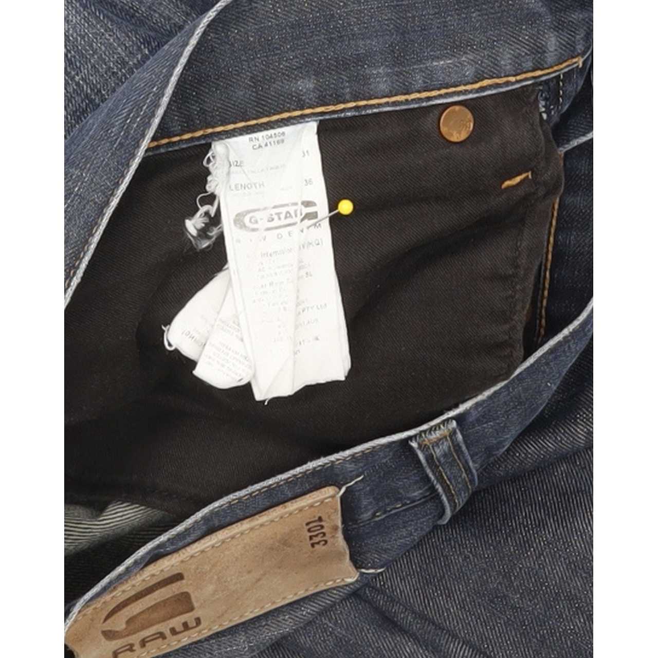G-Star 3301 Men Blue Straight Regular Jeans W31 L31