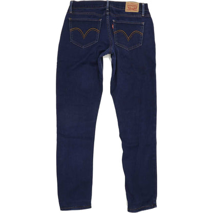 Levi's 524 Women Blue Skinny Slim Stretch Jeans W28 L31