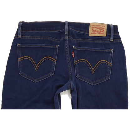 Levi's 524 Women Blue Skinny Slim Stretch Jeans W28 L31
