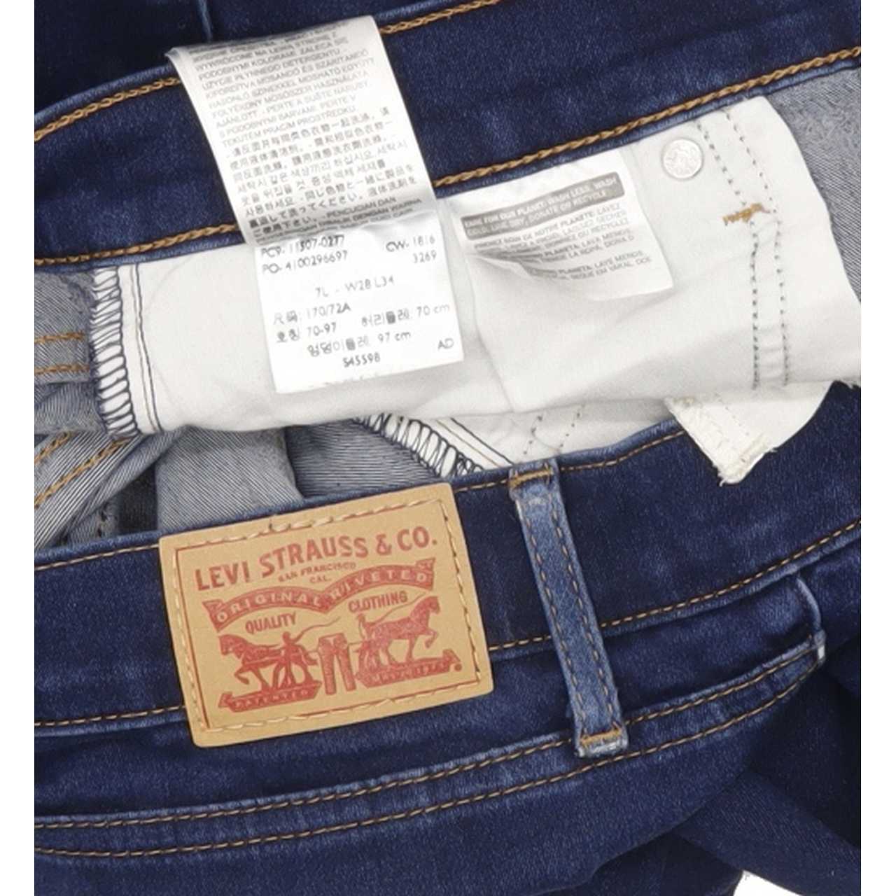 Levi's 524 Women Blue Skinny Slim Stretch Jeans W28 L31